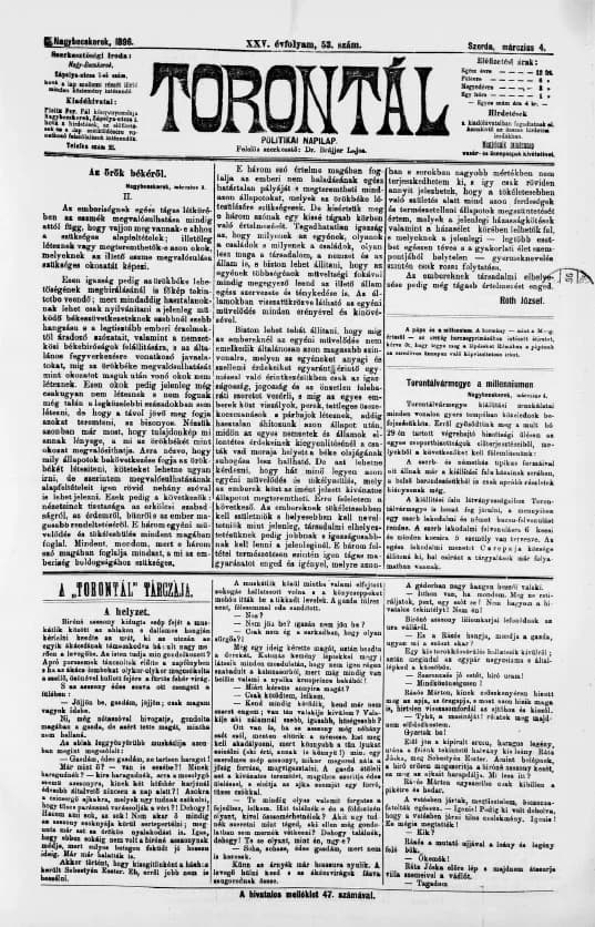 Torontál, 25. évf. 1896. március 4. 53. sz.
