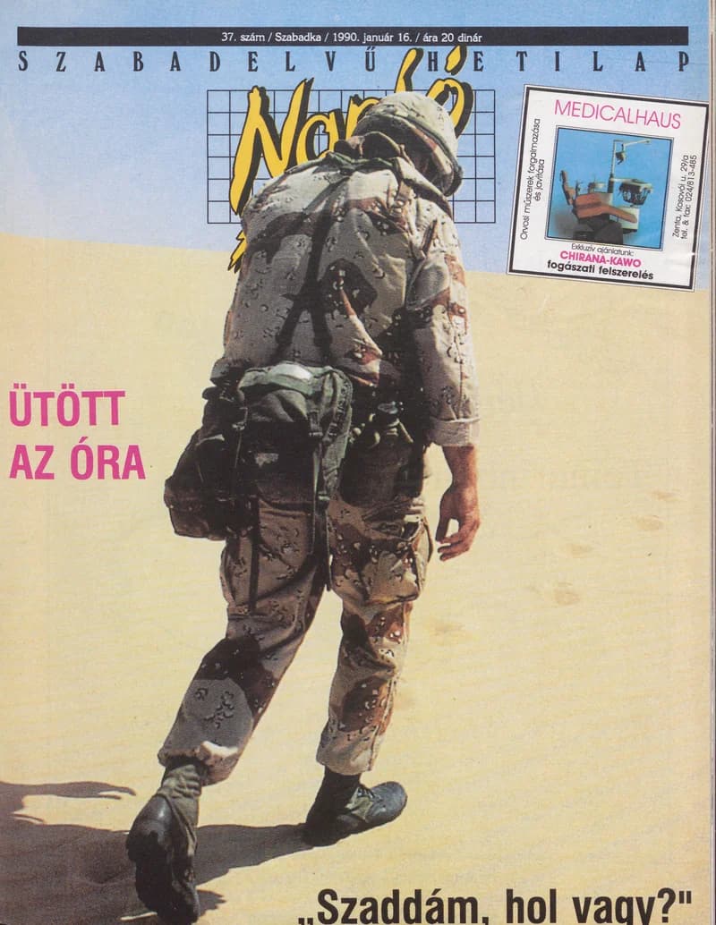 Napló - Szabadelvű hetilap, 2. évf. 1991. január 16. 37. sz.