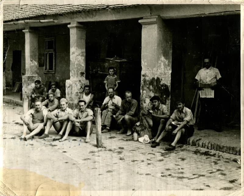 Molnárok pihenője az "Union" malomban