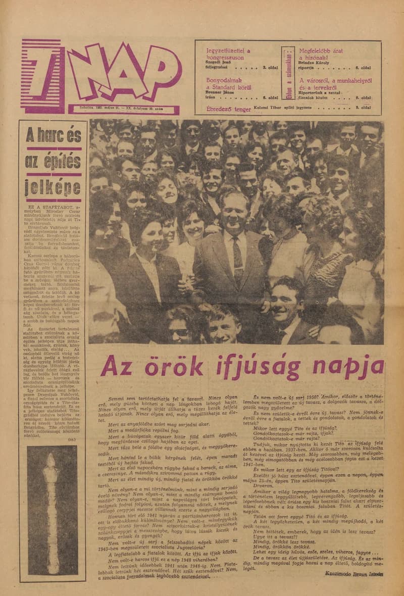 7 Nap, 20. évf. 1965. május 21. 20. sz. 1–24. oldal