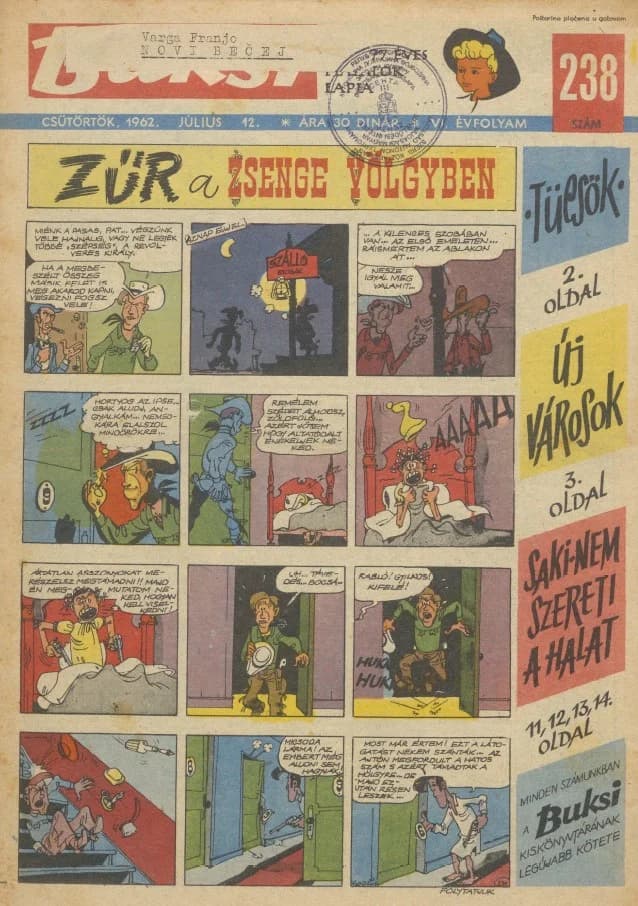 Buksi, 6. évf. 1962. július 12. 238. sz.