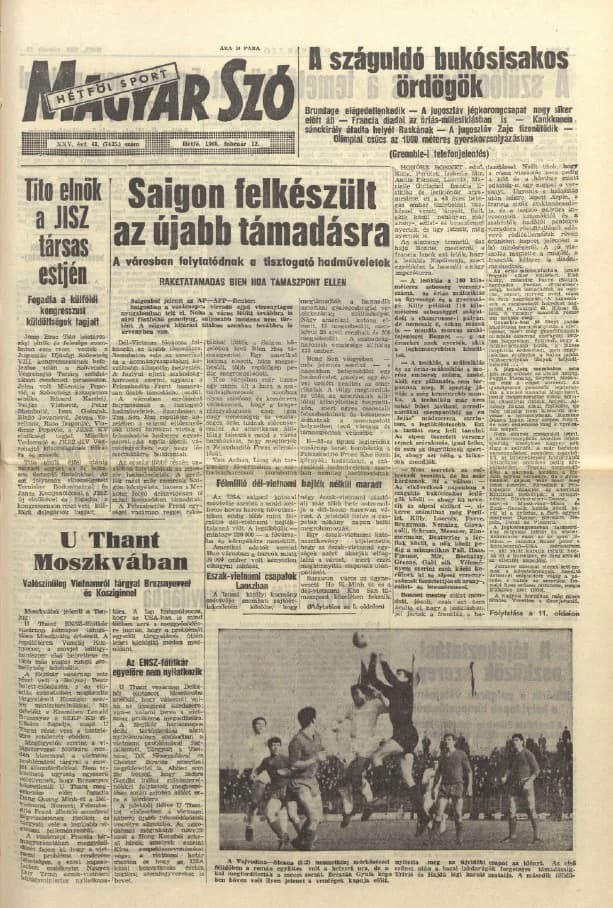Magyar Szó, 25. évf. 1968. február 12. 41. sz. 1–14. oldal