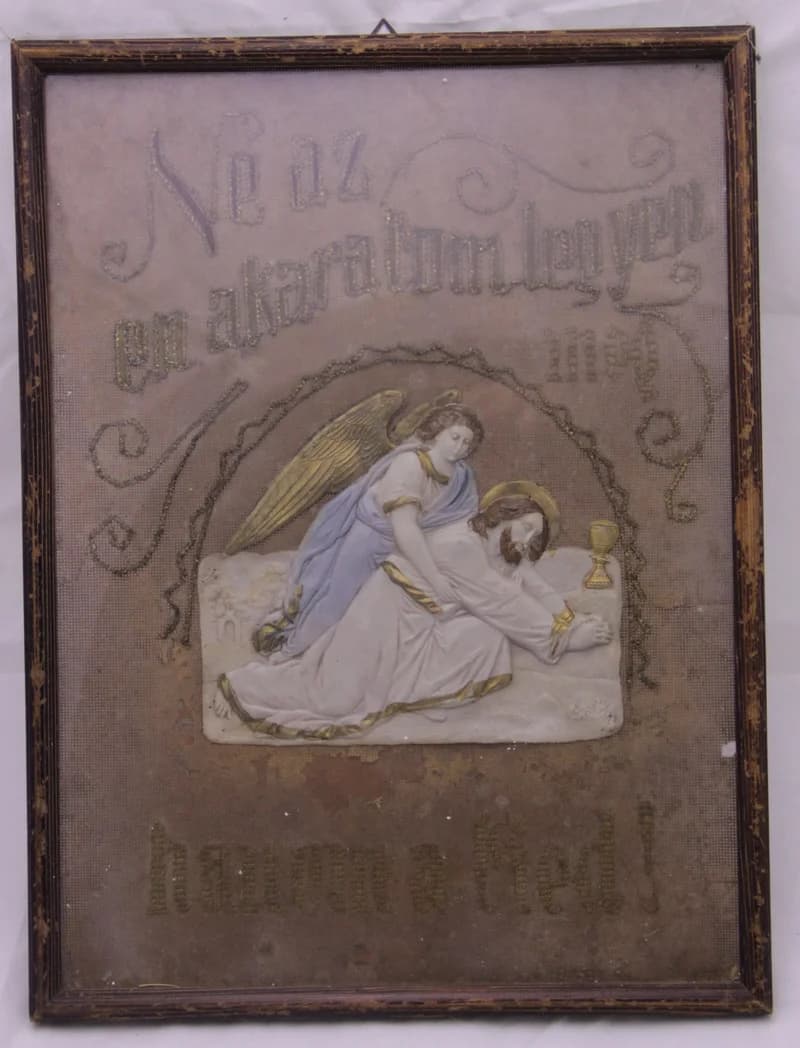 Szentkép (apácamunka) – "Ne az én akaratom legyen meg"