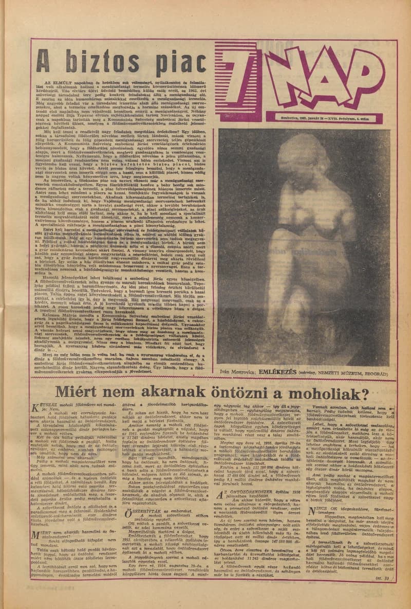 7 Nap, 17. évf. 1962. január 26. 4. sz. 1–20. oldal