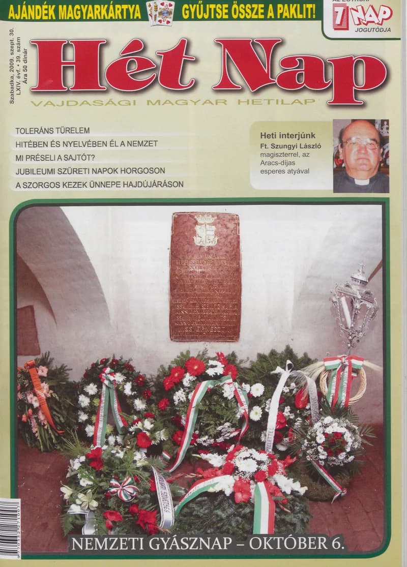 7 Nap, 64. évf. 2009. szeptember 30. 39. sz.