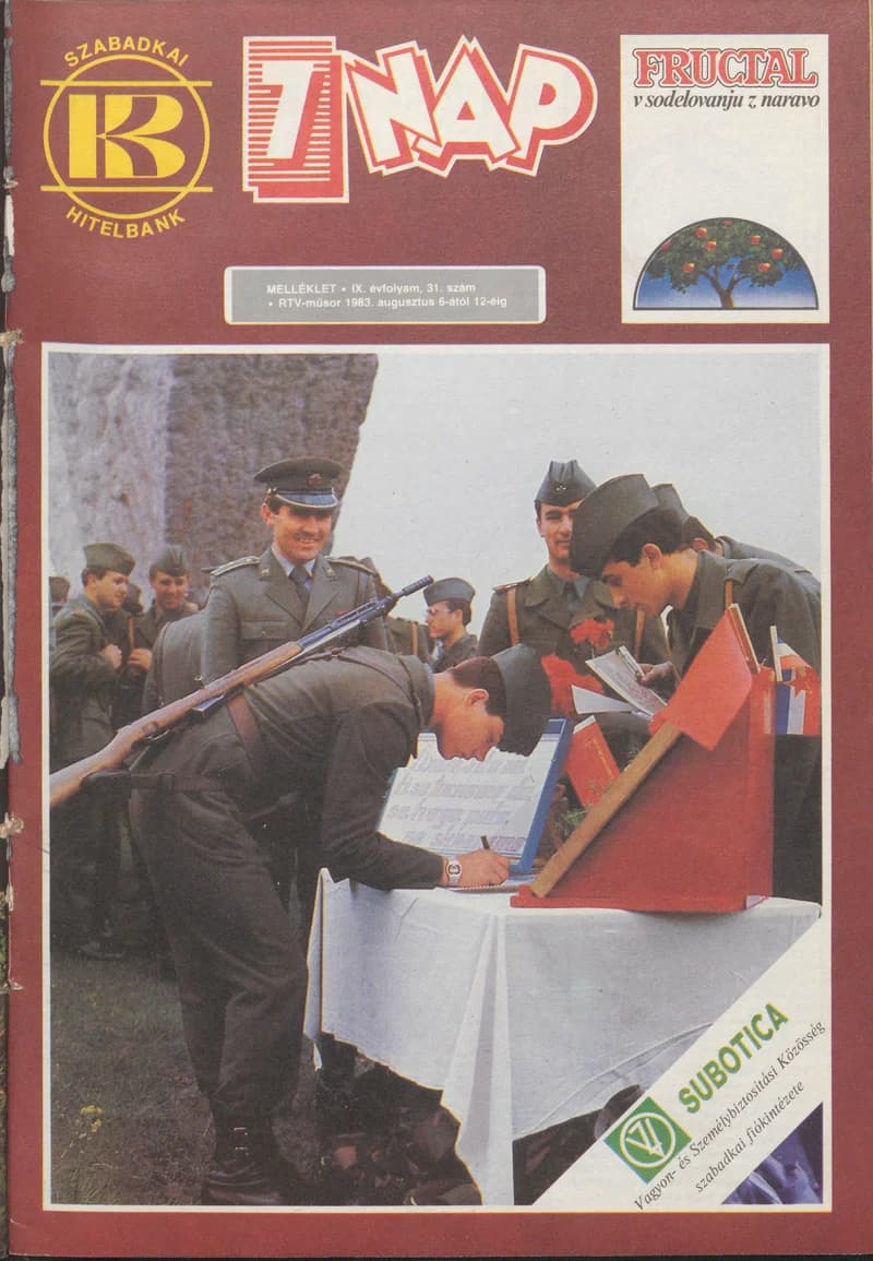 7 Nap melléklet, 9. évf. 1983. augusztus 6. – 12. 31. sz.