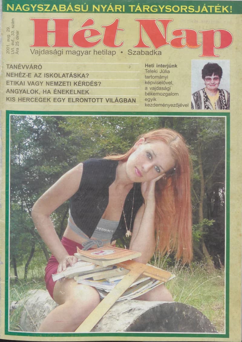 7 Nap, 56. évf. 2001. augusztus 29. 33. sz. 1–68. oldal