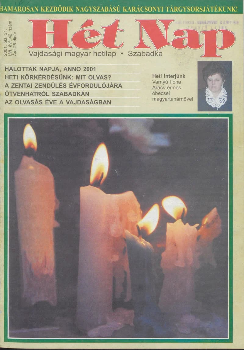7 Nap, 56. évf. 2001. október 31. 42. sz. 1–68. oldal