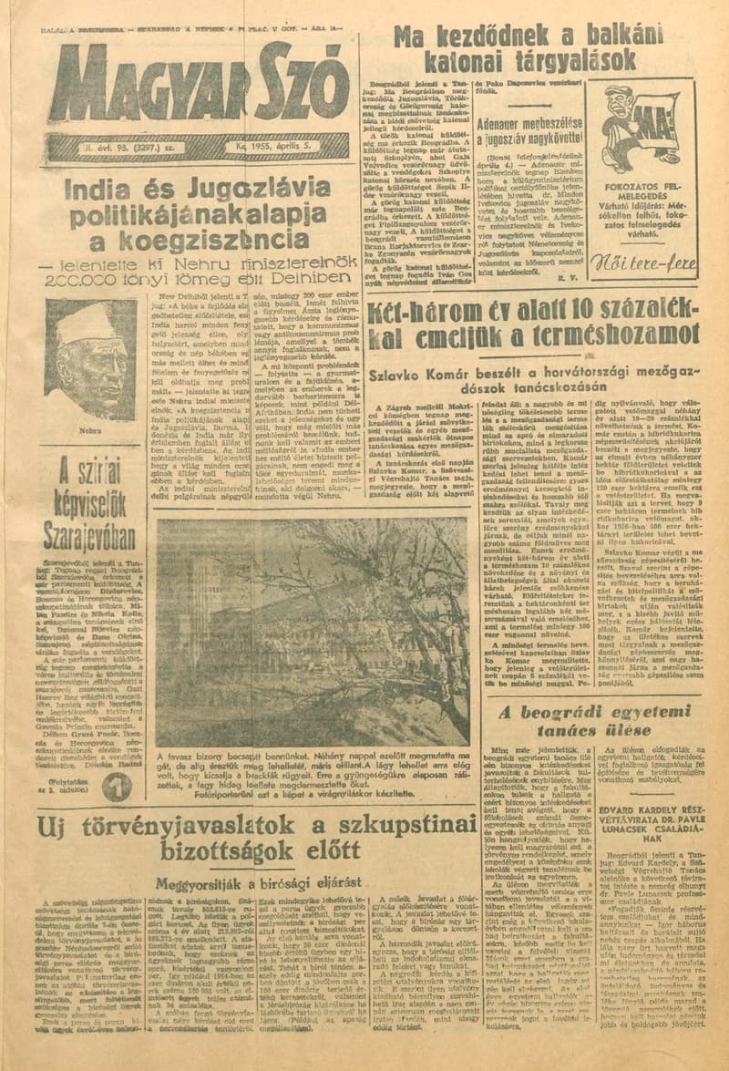 Magyar Szó, 12. évf. 1955. április 5. 93. sz. 1–8. oldal