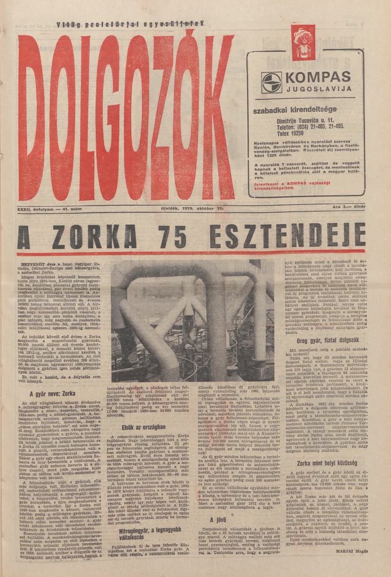 Dolgozók, 33. évf. 1979. október 11. 41. sz.