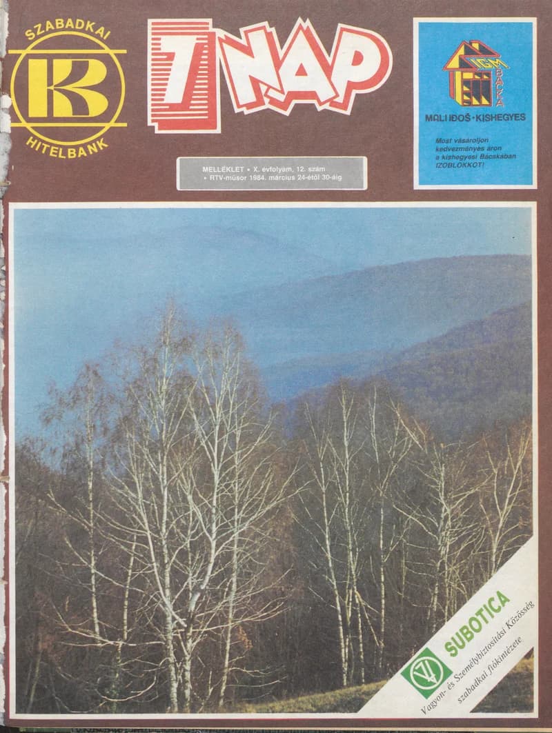 7 Nap melléklet, 10. évf. 1984. március 24. – 30. 12. sz.