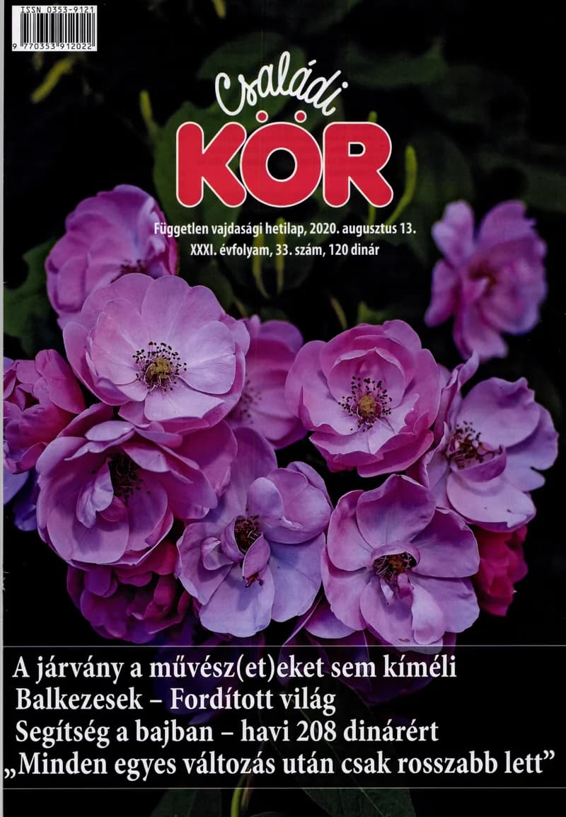Családi Kör, 31. évf. 2020. augusztus 13. 33. sz.