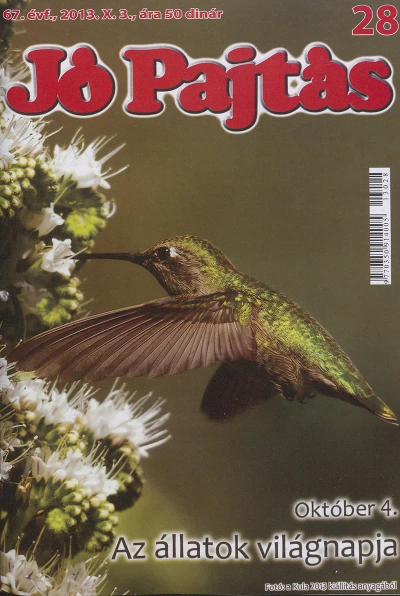 Jó Pajtás, 67. évf. 2013. október 3. 28. sz.