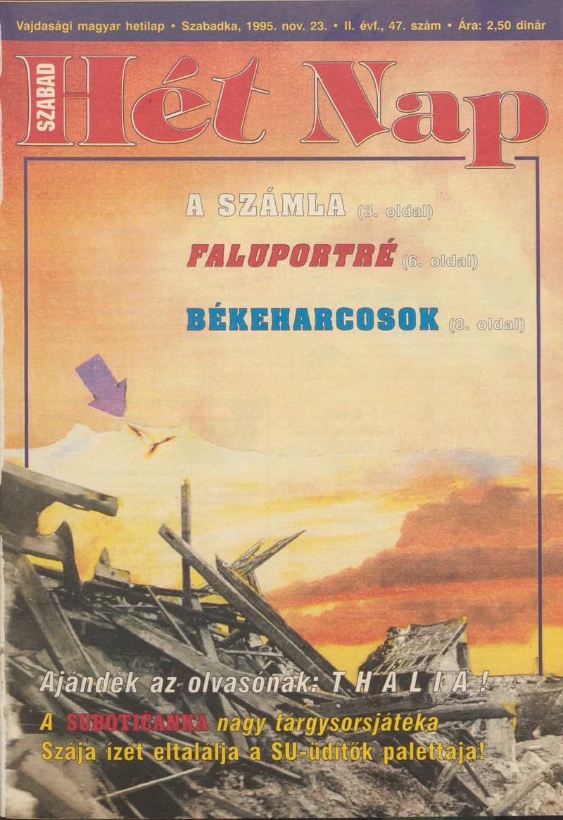 Szabad Hét Nap, 2. évf. 1995. november 23. 47. sz.