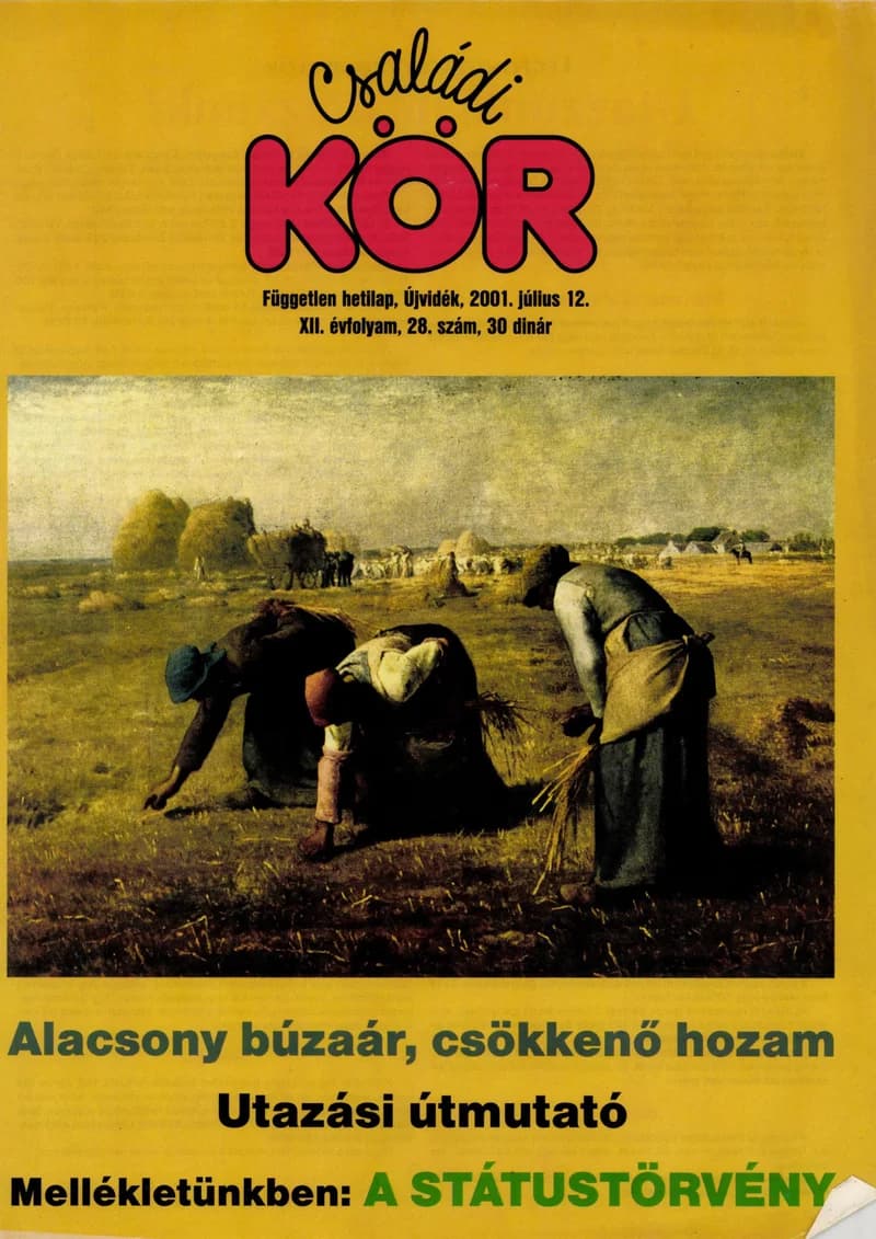Családi Kör, 12. évf. 2001. július 12. 28. sz.