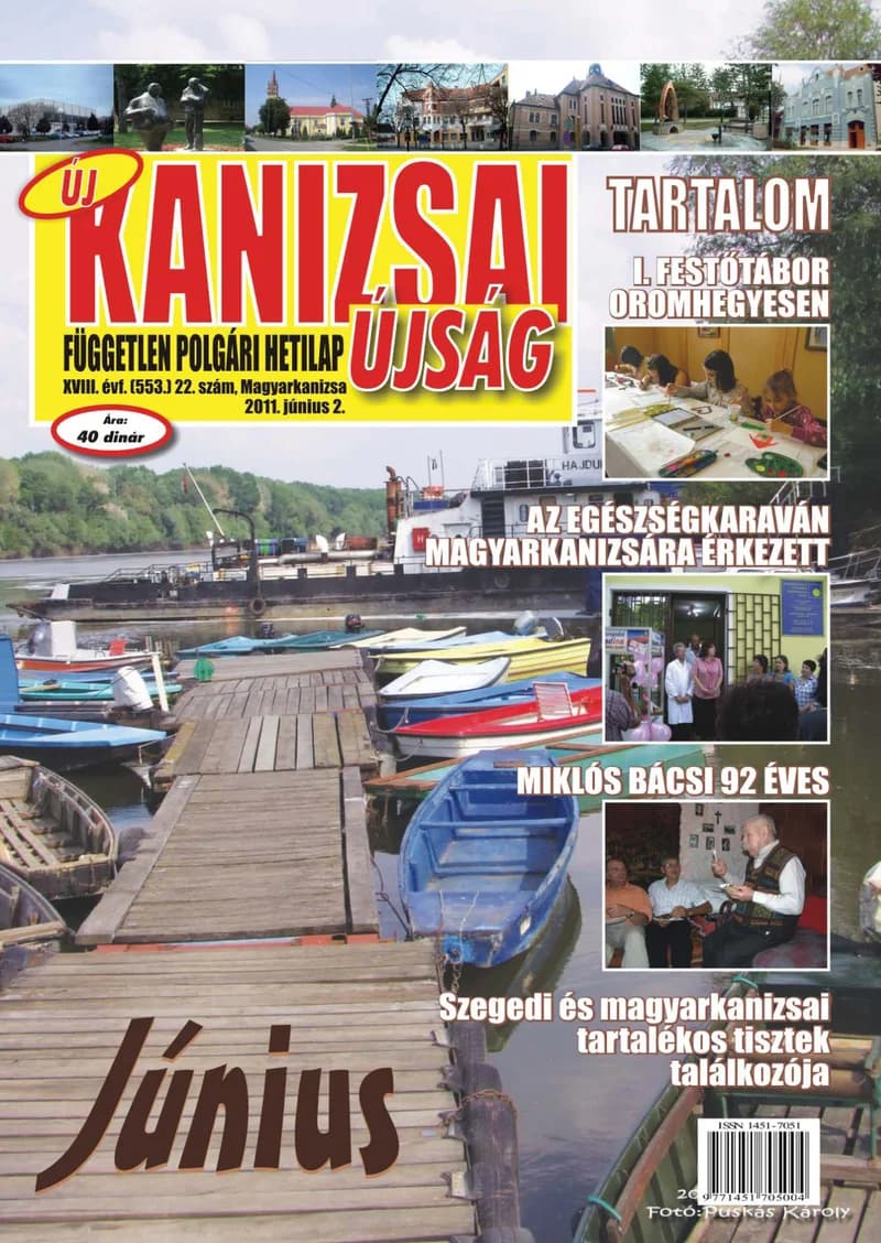 Új Kanizsai Újság, 18. évf. 2011. június 2. 22. sz.
