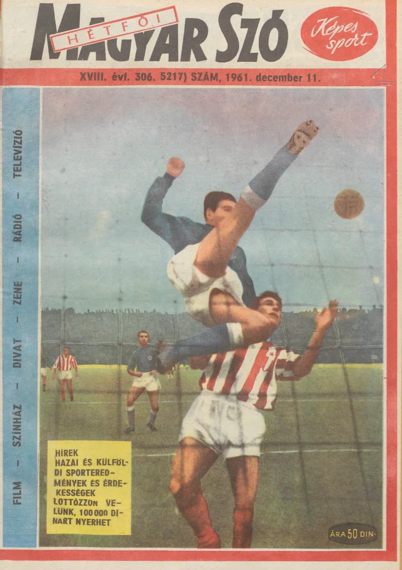 Hétfői Magyar Szó, 18. évf. 1961. december 11. 306. sz.