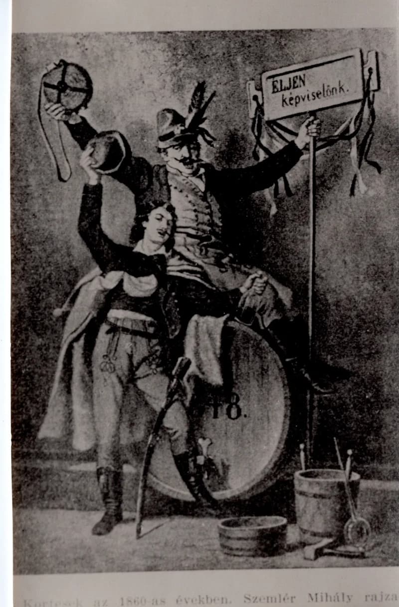 Korteskedők az 1860-as években