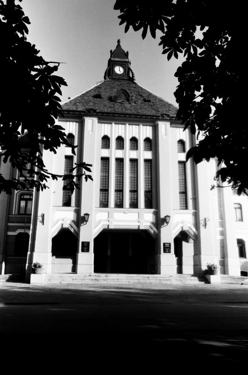 Magyarkanizsa: áruház, főutca, városháza