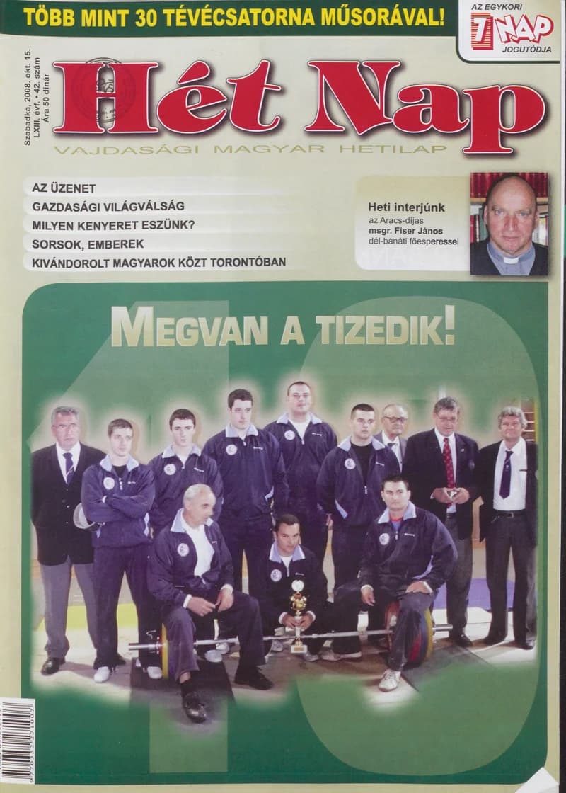 7 Nap, 63. évf. 2008. október 15. 42. sz.