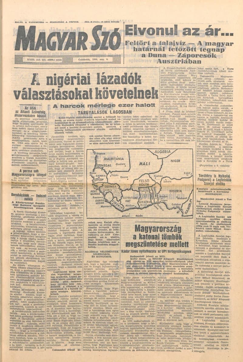 Magyar Szó, 23. évf. 1966. augusztus 4. 211. sz.