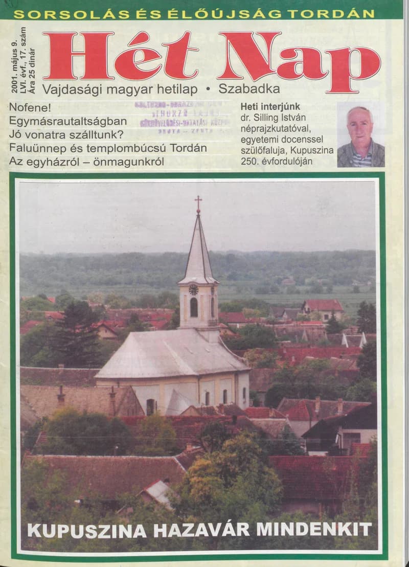 7 Nap, 56. évf. 2001. május 9. 17. sz. 1–68. oldal