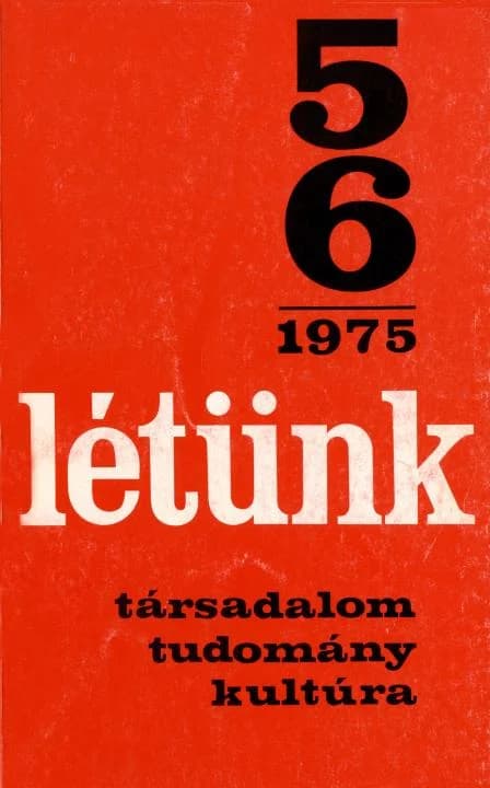 Létünk, 5. évf. 1975. szeptember – december. 5–6. sz. 1–186. oldal