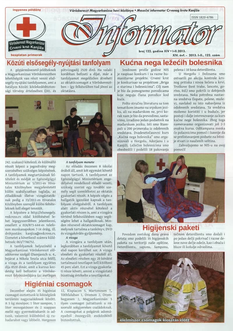 Informator, 14. évf. 2013. január 1. – február 1. 122. sz.