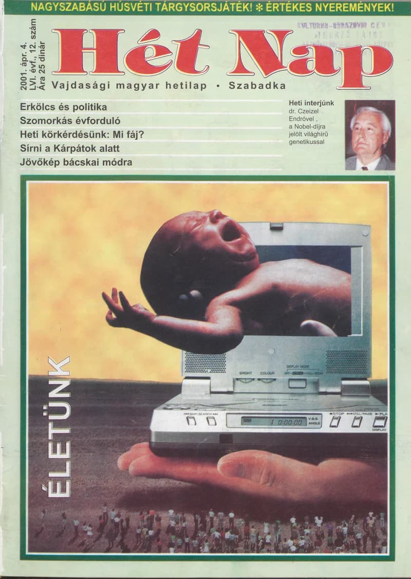 7 Nap, 56. évf. 2001. április 4. 12. sz. 1–68. oldal