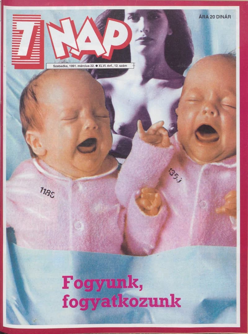 7 Nap, 46. évf. 1991. március 22. 12. sz. 1–68. oldal