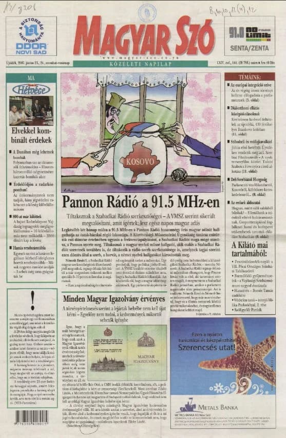 Magyar Szó, 64. évf. 2007. június 23. – 24. 144. sz. 1–12. oldal
