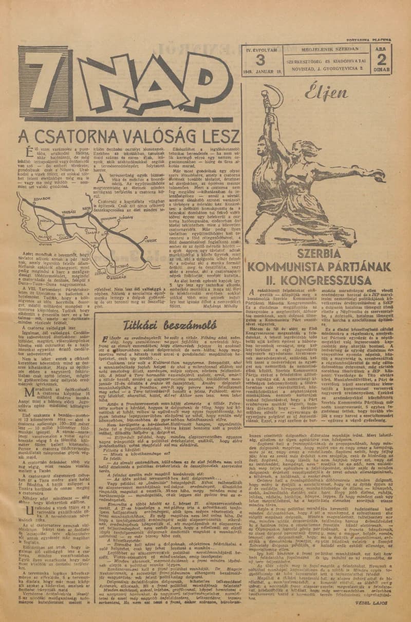 7 Nap, 4. évf. 1949. január 19. 3. sz. 1–4. oldal