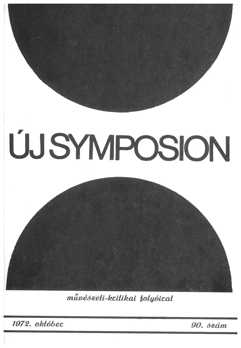 Új Symposion, 8. évf. 1972. október 3. 90. sz. 419–470. oldal