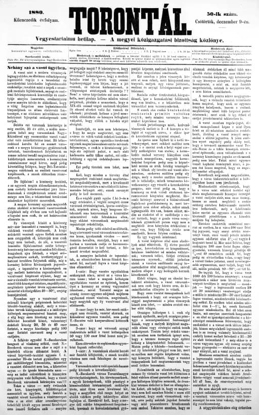 Torontál, 9. évf. 1880. december 9. 50. sz.