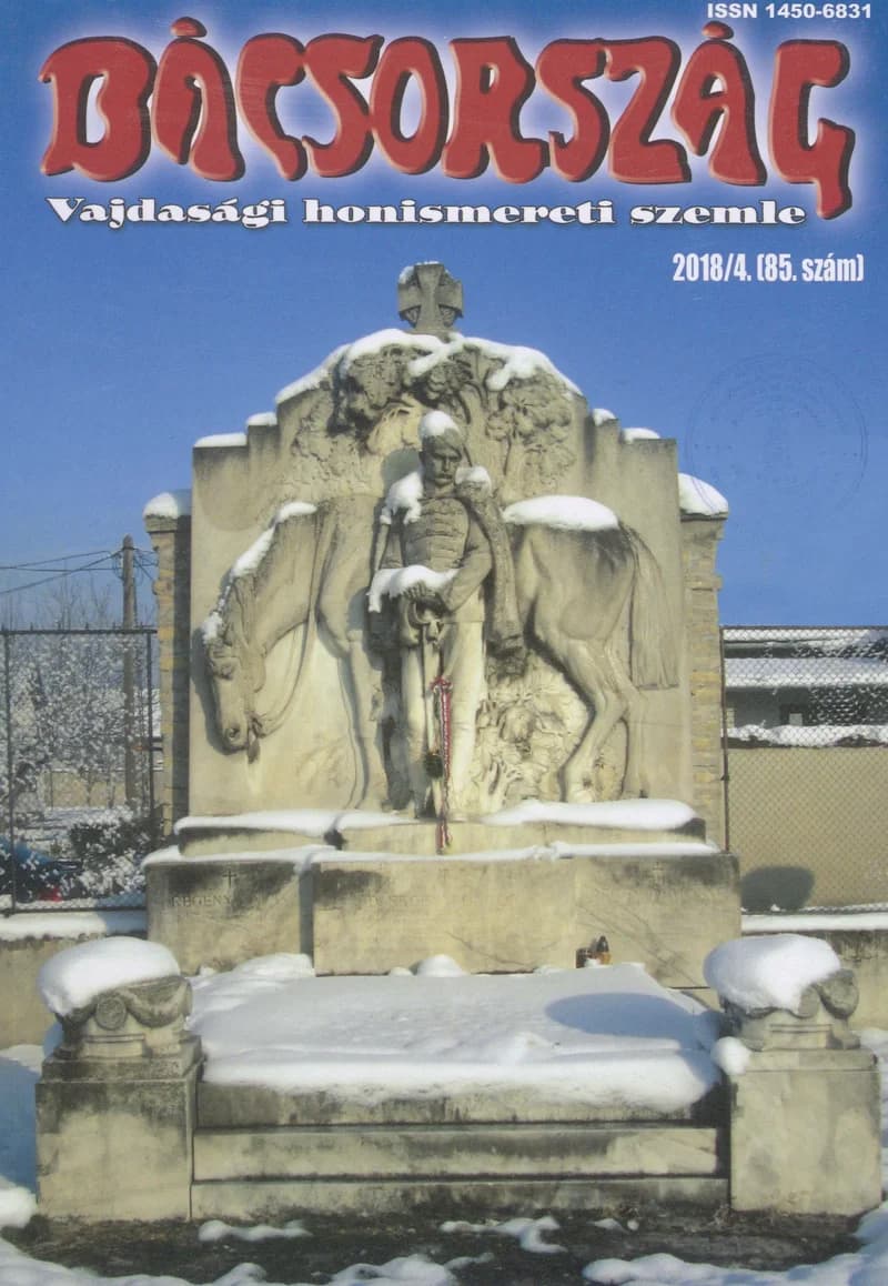 Bácsország, 24. évf. 2018. 4. sz.