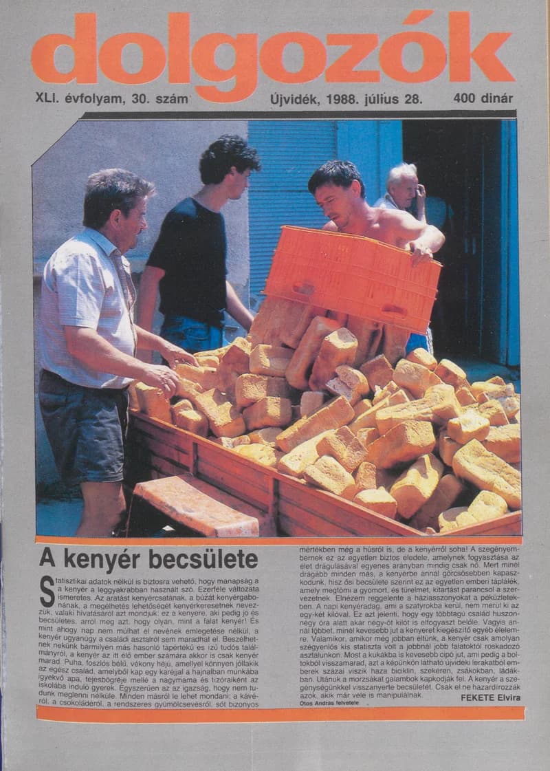 Dolgozók, 42. évf. 1988. július 28. 30. sz.