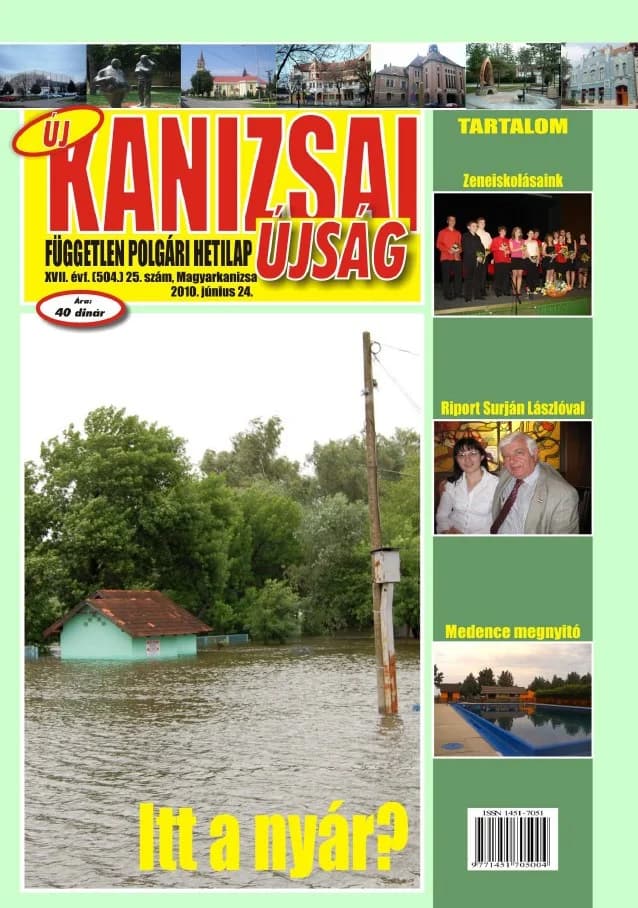 Új Kanizsai Újság, 17. évf. 2010. június 24. 25. sz.
