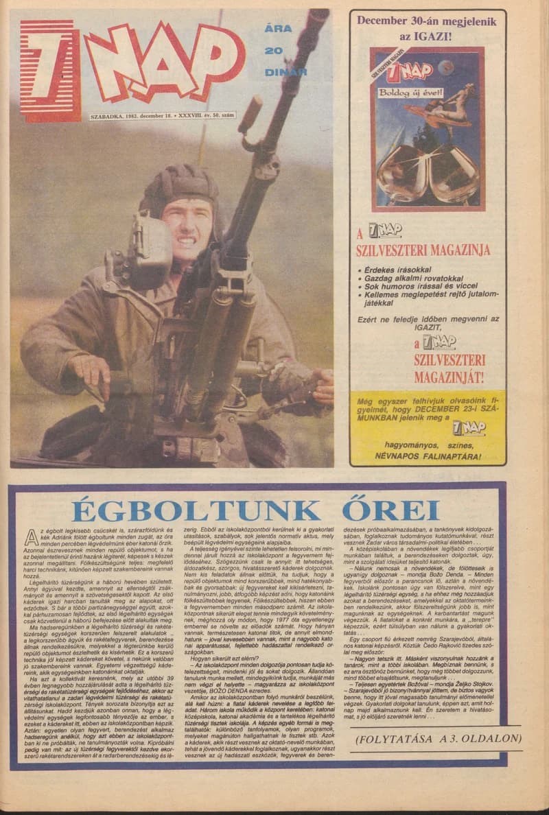 7 Nap, 38. évf. 1983. december 16. 50. sz. 1–12. oldal