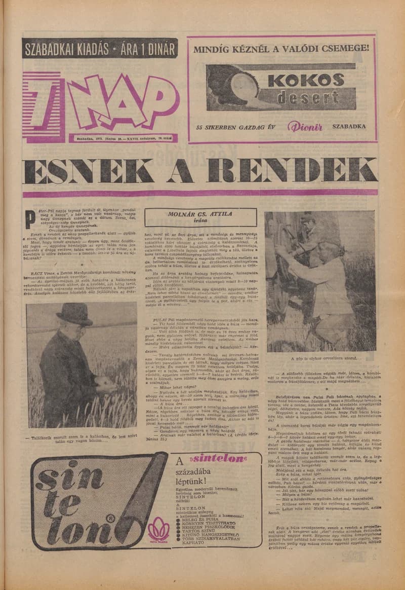 7 Nap, 27. évf. 1972. június 30. 26. sz. 1–28. oldal