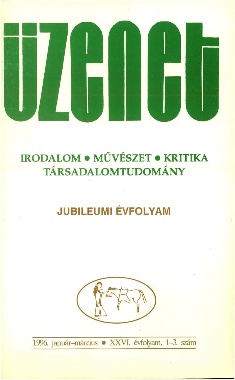 Üzenet, 26. évf. 1996. január – március. 1–3. sz. 1–132. oldal