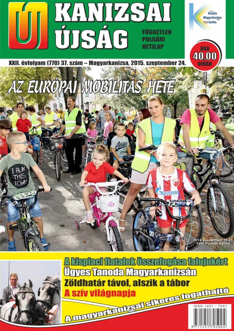 Új Kanizsai Újság, 22. évf. 2015. szeptember 24. 37. sz.