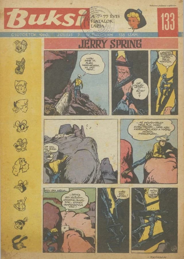 Buksi, 4. évf. 1960. július 7. 133. sz.