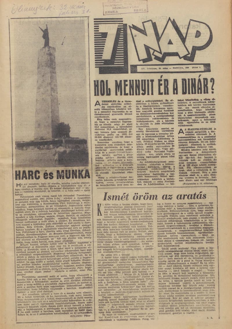 7 Nap, 15. évf. 1960. július 3. 28. sz. 1–24. oldal