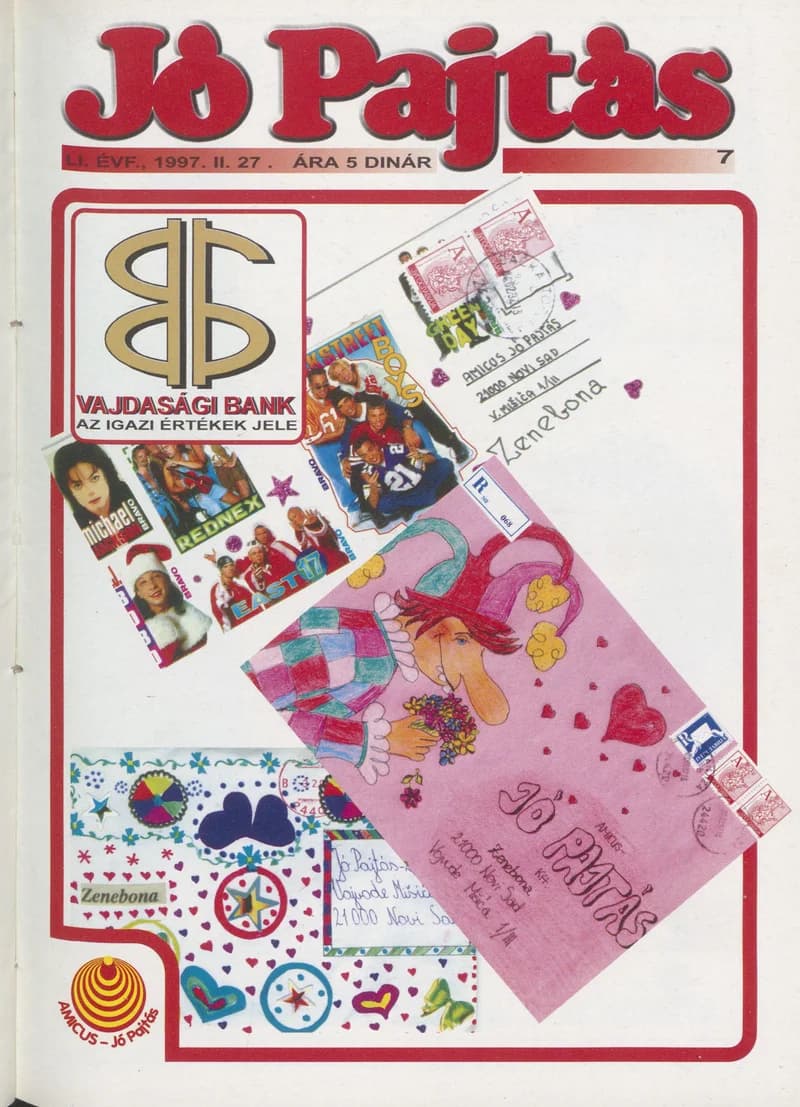 Jó Pajtás, 51. évf. 1997. február 27. 7. sz.