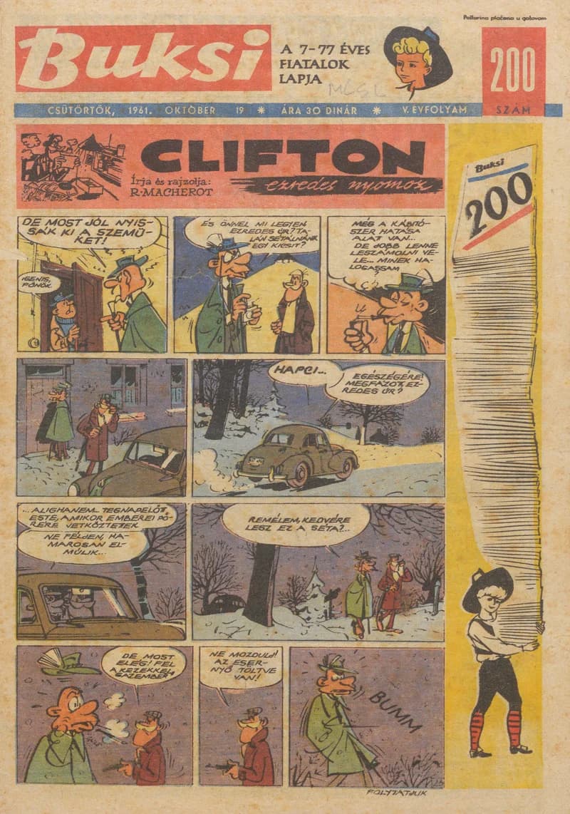 Buksi, 5. évf. 1961. október 19. 200. sz.