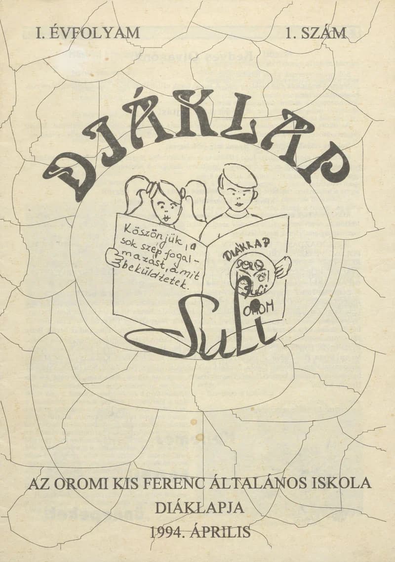 Diáklap Suli, 1. évf. 1994. április. 1. sz.