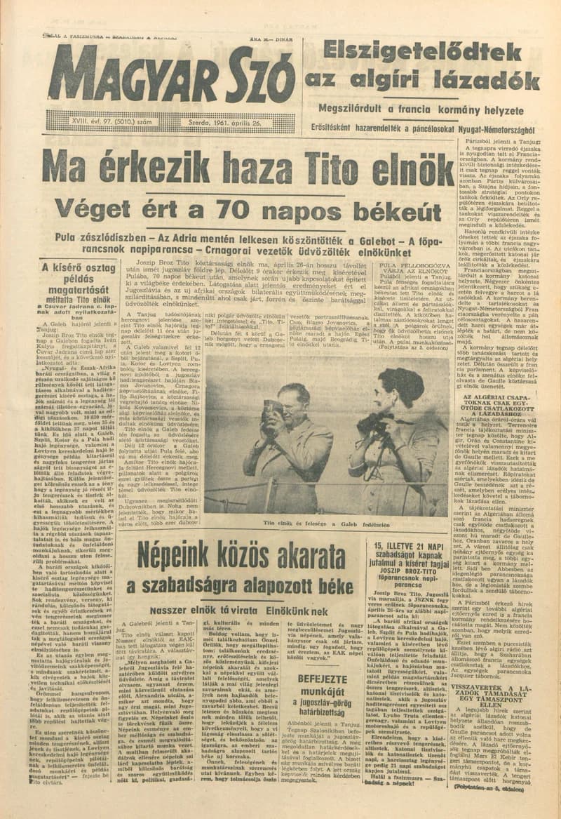 Magyar Szó, 8. évf. 1951. április 26. 97. sz. 1–14. oldal