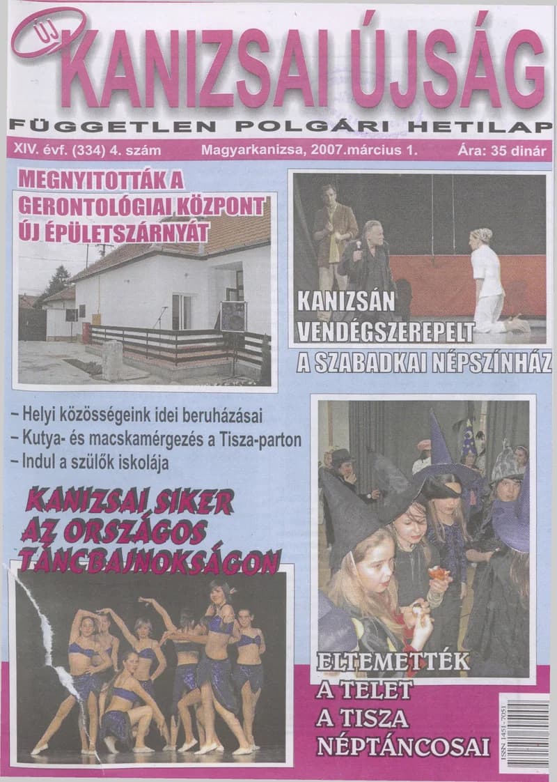 Új Kanizsai Újság, 14. évf. 2007. március 1. 4. sz.