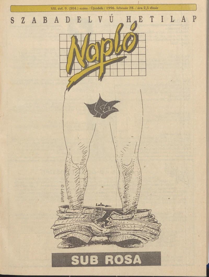Napló - Szabadelvű hetilap, 7. évf. 1997. február 28. 304. sz.