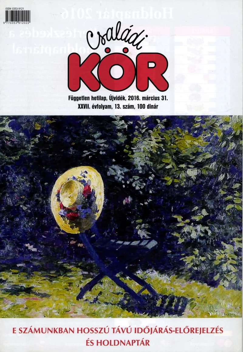 Családi Kör, 27. évf. 2016. március 31. 13. sz.